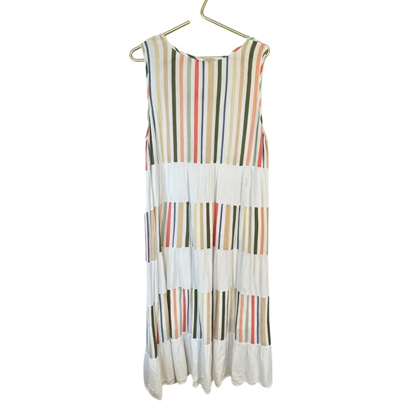 Kate & Sam Dresses & Skirts - Kate & Sam Tiered Dress XXL Womens Boho Indie Retro Coastal Multicolor Festival